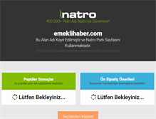 Tablet Screenshot of emeklihaber.com